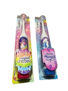 2 Arm & Hammer Kids Spinbrush-Mermaid/Unicorn -battery Operated-(Included) - Picture 1 of 4