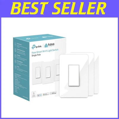 Interruptor de luz Wi-Fi certificado, 3 unidades, no requiere concentrador Foto 1 de 4