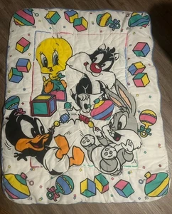 Vintage Baby Looney Tunes Tweety Sylvester Bugs Decke 1997 Konvolut - Bild 1 von 11