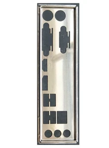 IO I/O Shield For Foxconn PC B75M Q77M/B75M bezel Motherboard Backplate OEM - Afbeelding 1 van 4