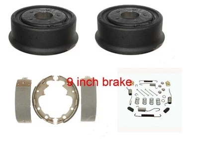 Brake Drum shoe and spring kit fits 1990-2006 Jeep Cheroke Wrangler 9 INCH brake - Image 1 of 4