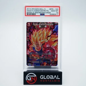 Vegeta Agent Of Destruction 2019 Dragonball S Destroyer Kings #BT6-120 PSA 10 - Picture 1 of 2