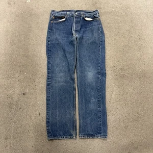 Vintage 80er Levis 501 Jeans Herren 34x32 blau gerades Bein Knopfleiste Made in USA - Bild 1 von 11