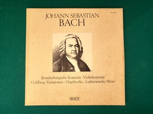 Vintage 1977 Johann Sebastian Bach Brandenburg Concertos, 5-Records, Boxed Set - Picture 1 of 6