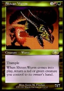Shivan Wurm - Light Play MTG Planeshift - Picture 1 of 1