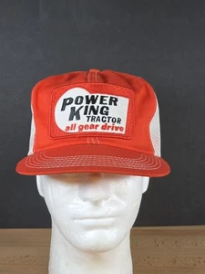 Cappello trattore Power King arancione e bianco - Foto 1 di 7