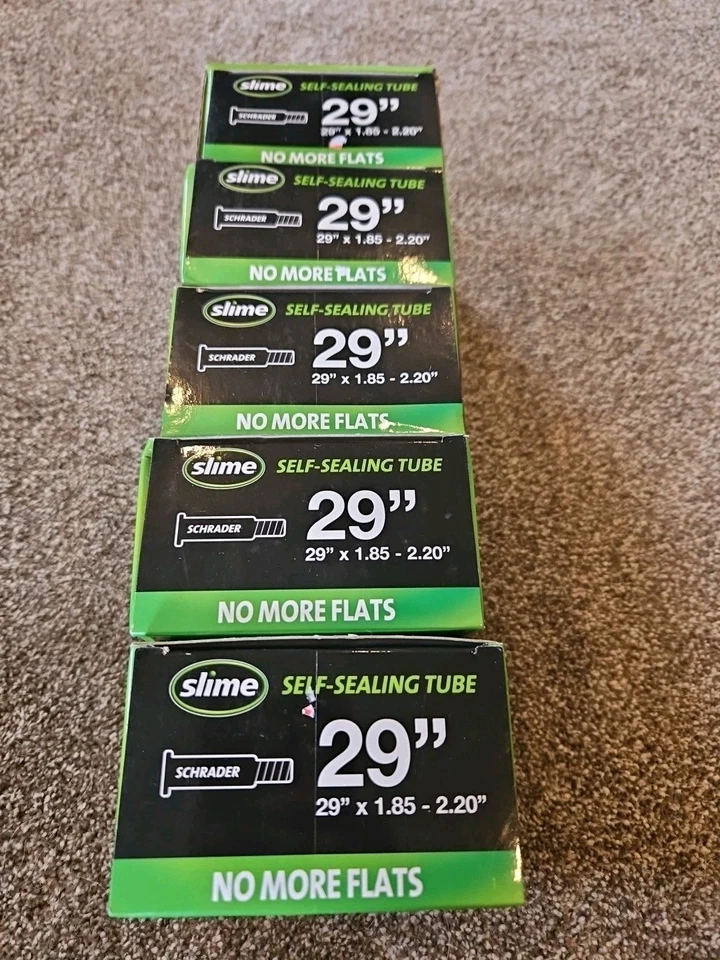 29" Slime Inner Tube Schrader Extra Strong Self-Sealing TUBE 5 Pack BUNDLE - Image 1 of 4