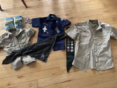 Boy Scouts of America BSA Youth & Men’s Shirt Cub Sewn on patches - Image 1 of 4