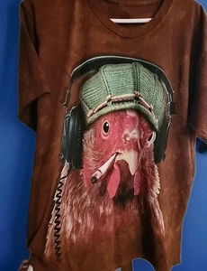 The Mountain Shirt Mens Large Rooster Graphic Fried Chicken  NWOT FREE SHIPPING  - Picture 1 of 4