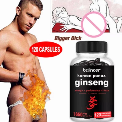 BALINCER Koreanischer Roter Ginseng-Extrakt 1650 Mg – Steigert Energie Und Konzentration