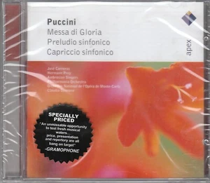 Puccini - Messa di Gloria; Preludio/Capriccio sinfonico Jose Carreras NEW/SEALED - Bild 1 von 2