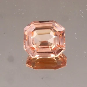 Zaffiro di Ceylon Naturale Padparadscha Sciolto Taglio Radiante Gemma 2,40 Ct- 8x7 MM - Foto 1 di 4