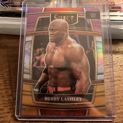2022 Panini Select WWE - Bobby Lashley Concourse #83 - PURPLE & ORANGE Prizm - Image 1 of 2
