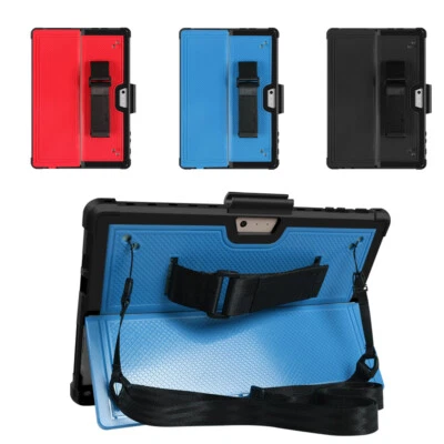 For Microsoft Surface Pro 10 9 8 7+ 7 6 5 4 Tablet Case With Shoulder Hand Strap - Image 1 of 2