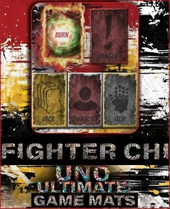 Ultimate Uno Marvel DC Custom Game Mats Card - Board Foil Chase FIGHTER CHI MAT - Picture 1 of 10