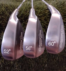 3 piece Professional Open Series 690 Wedge Set 52°, 56°,60° R/H Brand New - Picture 1 of 6