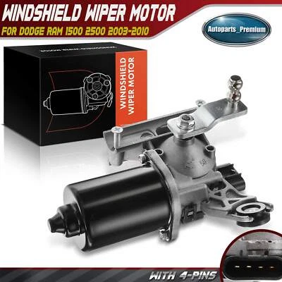 Front Windshield Wiper Motor for Dodge Ram 1500 2500 Pickup 2003-2010 55077098AC - Image 1 of 4
