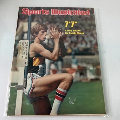 Sports Illustrated 14 de junio de 1976 - High Jump Dwight Stones - Golf Bobby Jones Foto 1 de 4