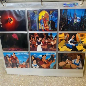 Vintage 1992’ Disney’s Beauty And The Beast Collecitble Trading Cards MINT in Binder - Bild 1 von 15