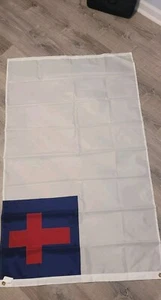 Christliche religiöse Flagge 3 x 5 Fuß Innen und Außen Ösen - Bild 1 von 10
