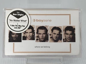 BOYZONE - Where We Belong Cassette Tape Album Ronan Keating - Picture 1 of 2