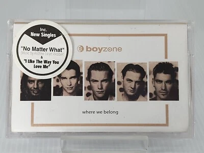 BOYZONE - Where We Belong Cassette Tape Album Ronan Keating - Image 1 of 2