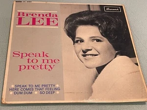 Brenda Lee - Speak To Me Pretty - Vinyl Record 7" Single 4 Track EP - 1962 - Picture 1 of 5