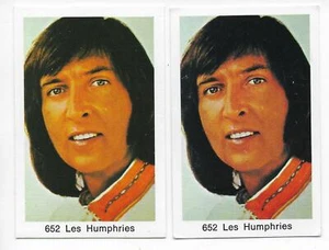 Les Humphries Singers Hamburg Germany 1974 Swedish Trading Card No 652 - Bild 1 von 1