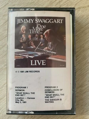 Jimmy Swaggart -  One More Time Live  - CASSETTE TAPE (Tape Two) ... TESTED - Image 1 of 4