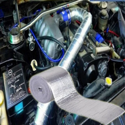 Car 5M Reflective High Temperature Heat Wrap Tape Fire-retardant Fiberglass Belt - Image 1 of 4