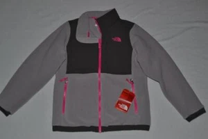 THE NORTH FACE GIRLS DENALI JACKET METALLIC SILVER ALL SIZES BRAND NEW AUTHENTIC - Picture 1 of 4
