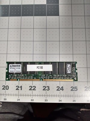 KTC6611/128 Kingston 128MB PC100 100MHz Memory Module - Image 1 of 4