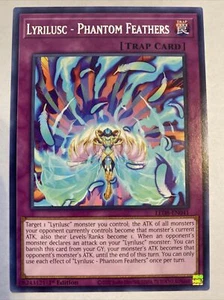 Yugioh LED8-EN041 Lyrilusc-Phantom Feathers 1st Edition Rare Trap Card - Picture 1 of 1