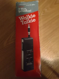 2 Vtg Realistic TRC-219 21-1639A CB Walkie Talkie 3 Channel Transceiver - Zdjęcie 1 z 2