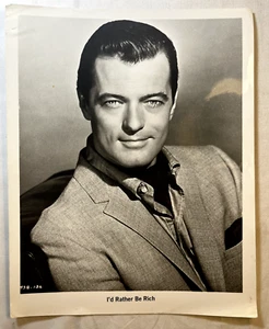VTG Robert Goulet Press Release Photo 8x10 B&W I'd Rather Be Rich 1964 - Picture 1 of 2