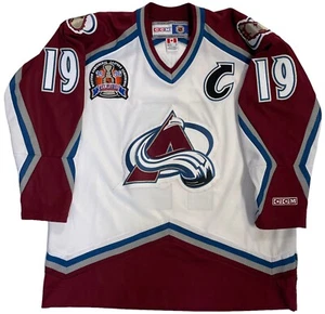 JERSEY JOE SAKIC COLORADO AVALANCHE 1996 STANLEY CUP CCM XL - Imagen 1 de 5
