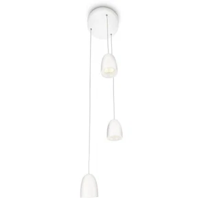 Philips Wolga Deckenanhänger 3 Licht integrierte LED-Beschlag - weißes Spiel - Bild 1 von 4
