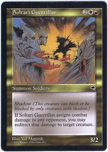 Soltari Guerrillas Tempest Rare – MTG Magic the Gathering Card - Picture 1 of 2