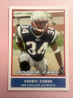 2004 Topps Bazooka Football - CEDRIC COBBS RC #177 - New England Patriots - Image 1 of 2