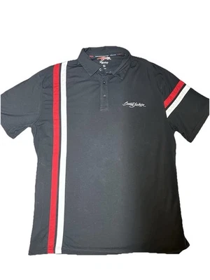 Camisa Polo Barrett Jackson Para Hombre Grande Negra Coche Subasta Automática 50 Aniversario Foto 1 de 3