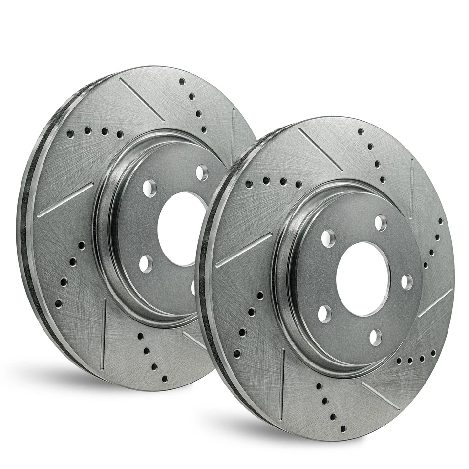 For Buick Regal 2011-2017 - Front Drilled and Slotted Rotors - Image 1 of 4