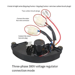 Voltage Regulator for 5KW 8KW Generator Prevent Damage from Fluctuations - Picture 1 of 12
