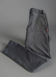 Pantalones de viaje KETL Mountain Apparel chinos grises calce ajustado talla L 32” Tomfoolery *LEER - Imagen 1 de 9