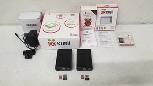 2x Raspberry Pi 2 starter kit wifi con scatola originale Kubii e alimentatore - Imagen 1 de 3