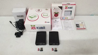 2x Raspberry Pi 2 starter kit wifi con scatola originale Kubii e alimentatore - Immagine 1 di 3