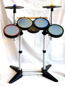 Wireless Pro Drum Kit 2-CYMBALS Set for PS4 Rock Band 4 & PS3 Rock Band 3 Drums - Picture 1 of 8
