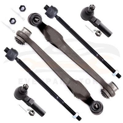 6x Front Control Arms Tie Rod Ends Fit For Saturn SL1 SL2 SC1 SC2 SW2 1991-2002 - Image 1 of 4