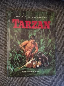 Vintage 1964 Big Golden Book First Edition Edgar Rice Burroughs' Tarzan - Bild 1 von 5