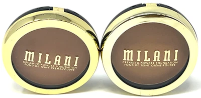 (2) Milani Smooth Finish Cream-To-Powder Foundation Sealed 255 - Sand - Image 1 of 3