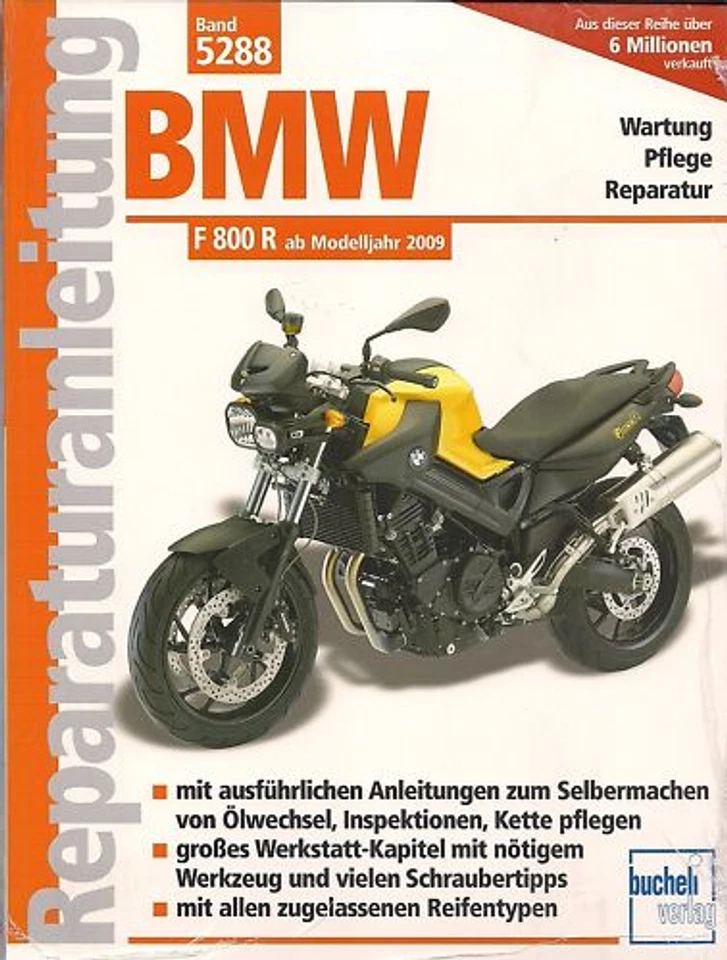 Manuale riparazione Bucheli 5288 per BMW F 800 R / F800R / F 800R confezione originale nuovo